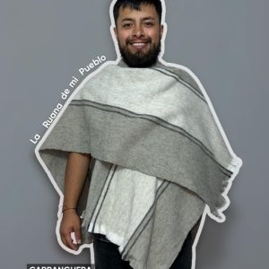 Ruana Carranguera Abierta Tipo 2