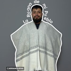 Ruana Carranguera Cuello V Tipo 2