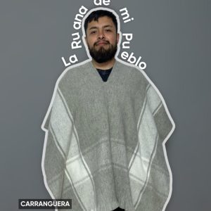 Ruana Carranguera Cuello V Tipo 3