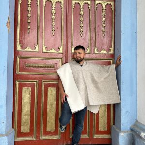 RUANA DOBLE FAZ LANA DE OVEJA TIPO 1